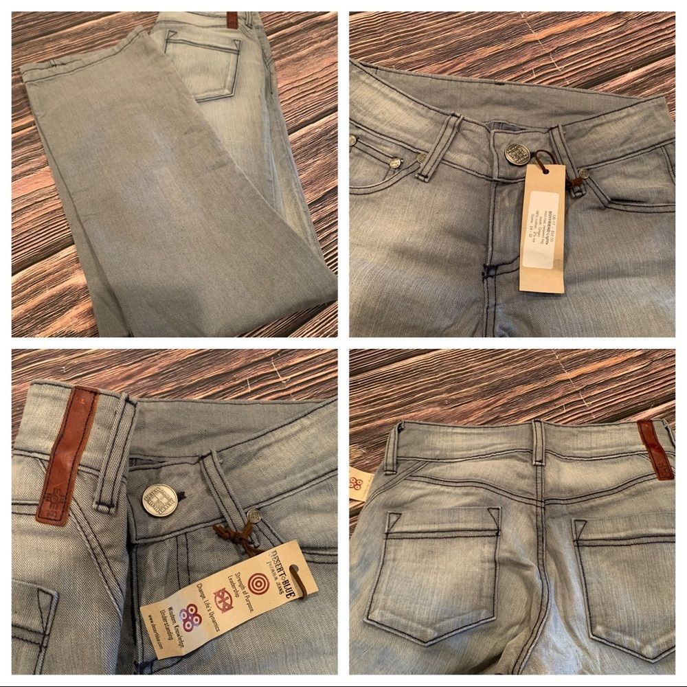 Desert Blue “Boyfriend Lights” Jeans size 24 x 32
NWT